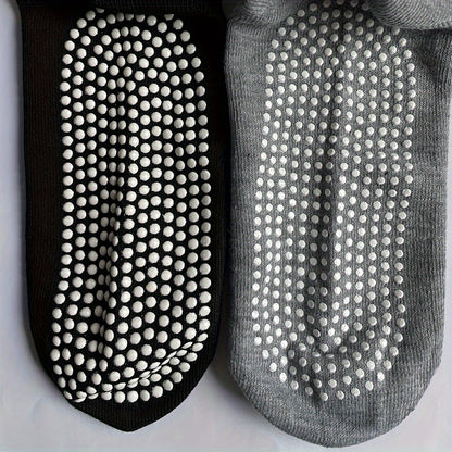 Orena 3 Pairs Women's Non-Slip Yoga Socks with Dot Grip Sole