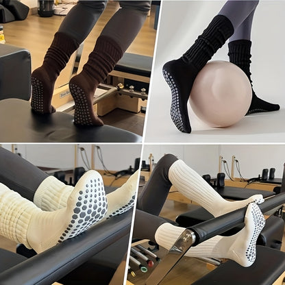 Orena Women's Non-Slip Pilates Socks with Grips