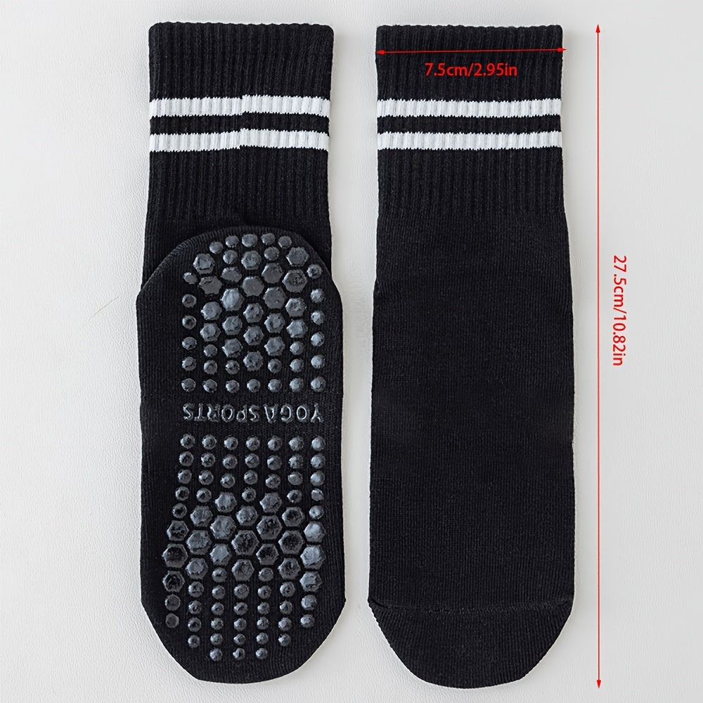 Orena 3-Pack Women's Anti-Slip Yoga Socks