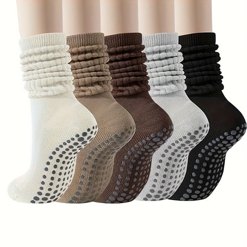 Orena Women's Non-Slip Pilates Socks with Grips
