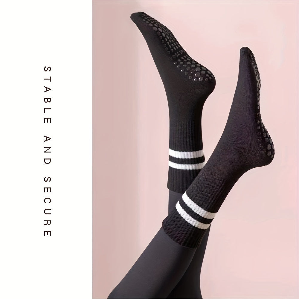 Orena 3-Pack Women's Anti-Slip Yoga Socks