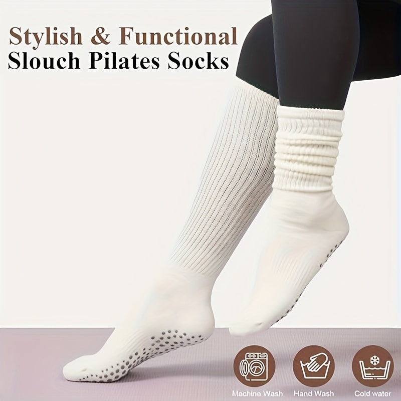Orena Women's Non-Slip Pilates Socks with Grips