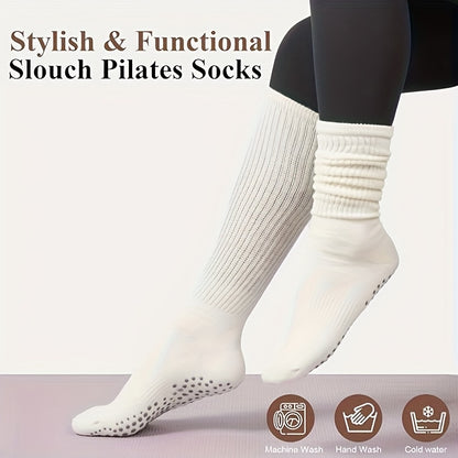 Orena Women's Non-Slip Pilates Socks with Grips