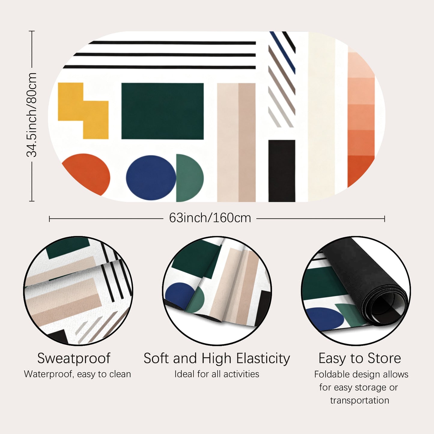 Extra Long Arc Yoga Mat