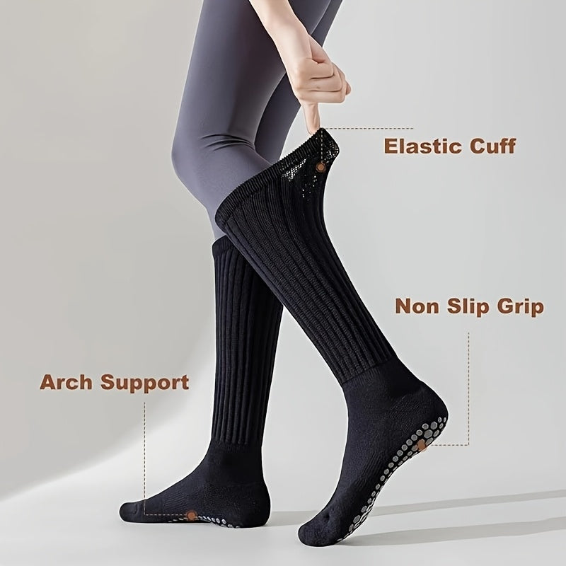 Orena Women's Non-Slip Pilates Socks with Grips